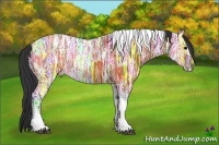 Horse Color:Brown Ice Tobiano Rabicano 