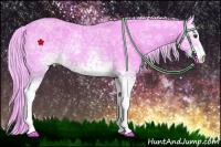 Horse Color:Watercolor White Spotted Palomino Ice 