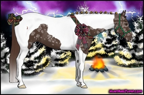 Horse Color:Liver Chestnut Ice Tobiano 