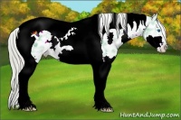 Horse Color:Watercolor Chocolate Palomino Ice Splash Tobiano Varnish 