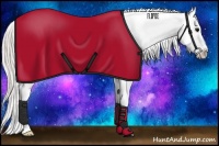 Horse Color:Silver Blue Roan Frame Blanket 