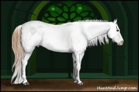 Horse Color:White Spotted Grullo Pearl Varnish 