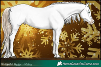 Horse Color:White Spotted Liver Chestnut Pearl Appaloosa 