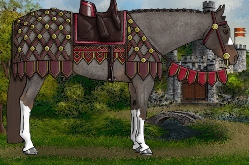 Horse Color:Liver Red Roan 