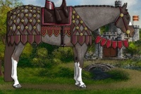 Horse Color:Liver Red Roan 