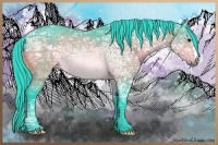 Horse Color:Watercolor Bay Ice 