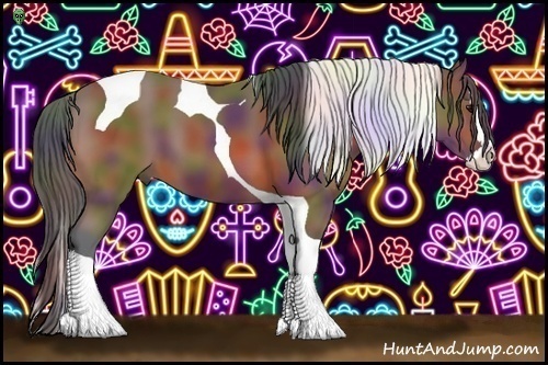 Horse Color:Nacre Bay Splash Tobiano 