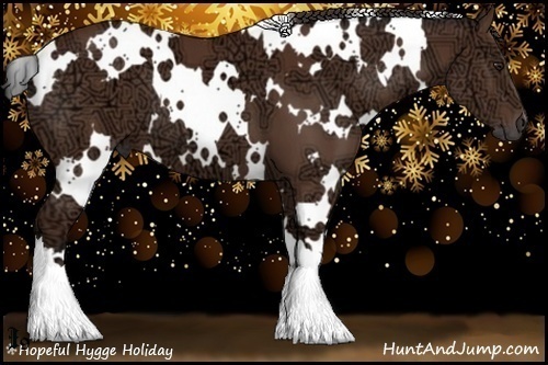 Horse Color:White Spotted Bay Ice 