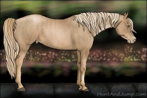 Horse Color:Liver Chestnut Pearl  Brindle