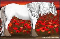 Horse Color:Chocolate Palomino Varnish 