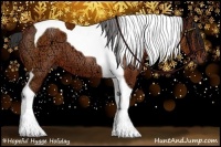 Horse Color:Bay Ice Tobiano 