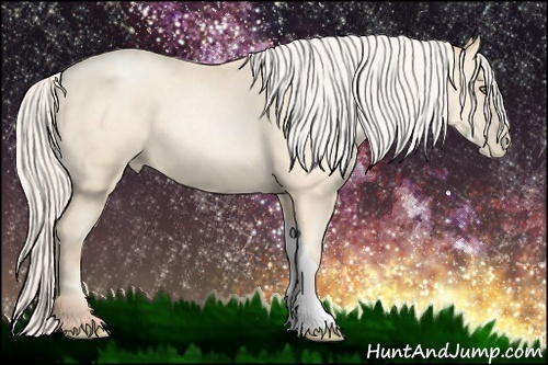 Horse Color:Silver Sable Cream Champagne Pearl 