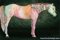 Horse Color:Chocolate Palomino Ice Splash 