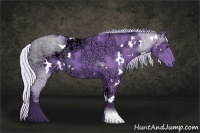 Horse Color:Watercolor White Spotted Silver Bay Ice Sabino 