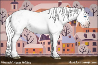 Horse Color:Gray White Spotted Amber Champagne Ice Dun Splash 