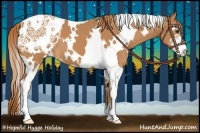 Horse Color:White Spotted Chestnut Sabino 