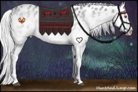 Horse Color:Silver Grullo Chinchilla Roan Splash Appaloosa