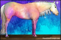 Horse Color:White Spotted Liver Red Dun Frame Varnish