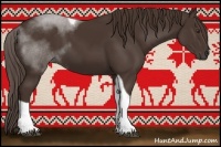 Horse Color:Liver Chestnut Tobiano