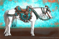 Horse Color:Buckskin Blanket 