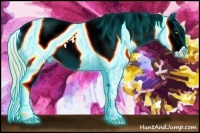 Horse Color:Thunderstruck Gold Champagne Tobiano Appaloosa Rabicano 