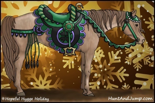 Horse Color:Black Pearl  Brindle