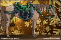 Horse Color:Black Pearl  Brindle