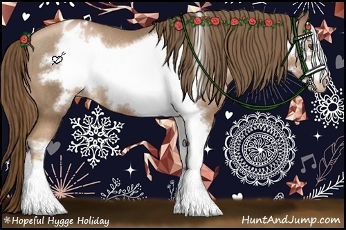 Horse Color:Liver Chestnut Pearl Sabino Frame Varnish Rabicano 