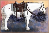 Horse Color:Liver Red Dun Leopard 