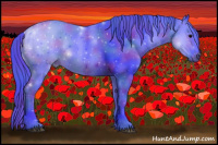 Horse Color:Nacre Watercolor Black