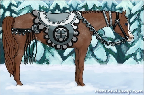 Horse Color:Chestnut Splash Varnish 