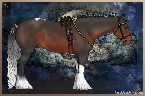 Horse Color:Brown Tobiano 