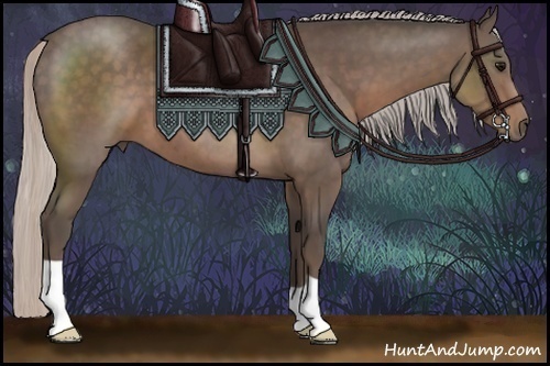 Horse Color:Silver Black 