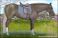 Horse Color:Silver Black 