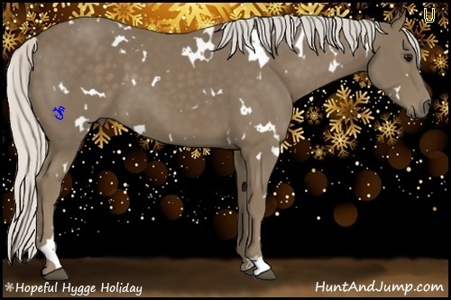 Horse Color:White Spotted Silver Smoky Black 