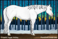 Horse Color:Gray White Spotted Silver Classic Champagne Ice Splash 