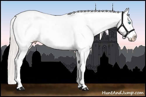 Horse Color:White Spotted Silver Buckskin Roan Pearl Splash Varnish 