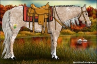 Horse Color:Palomino Ice Sabino
