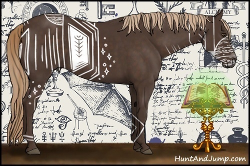 Horse Color:Liver Chestnut Rabicano 