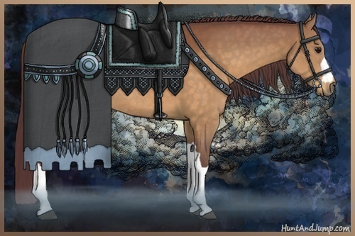 Horse Color:Chocolate Buckskin Rabicano 