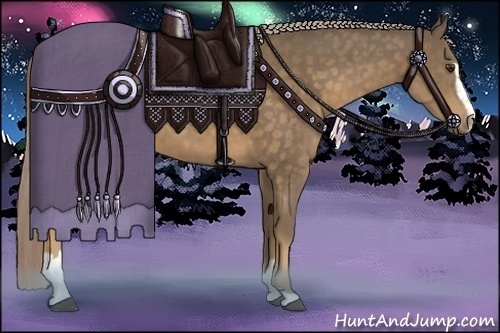 Horse Color:Chocolate Palomino Sabino