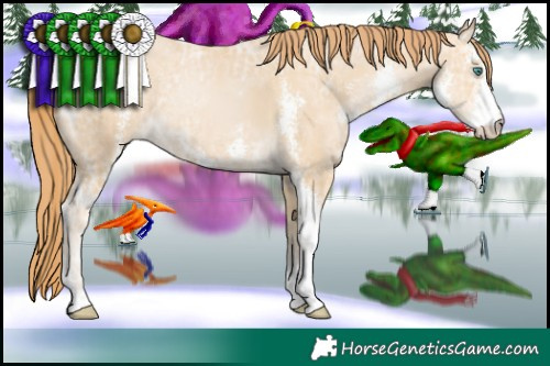 Horse Color:Smoky Black Ice Pearl Sabino 