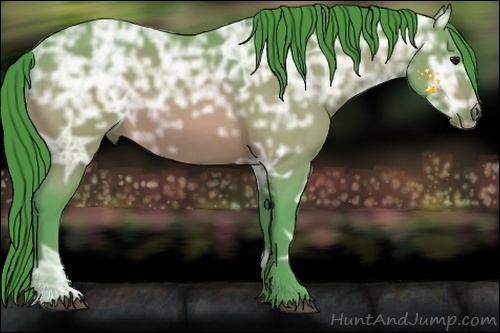 Horse Color:Watercolor Bay Ice 