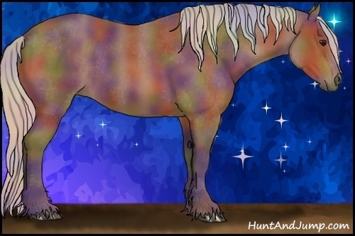 Horse Color:Nacre Silver Bay 