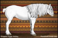 Horse Color:White Spotted Silver Smoky Black Pearl Appaloosa
