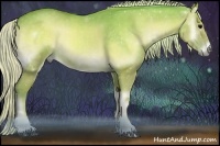 Horse Color:Watercolor Silver Blue Onyx Sabino