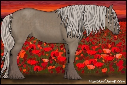 Horse Color:Silver Grullo Brindle 