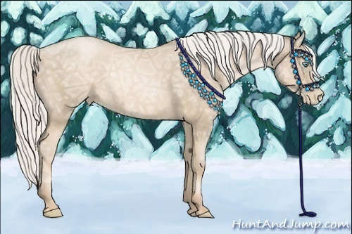Horse Color:Silver Buckskin Ice Pearl
