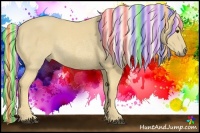 Horse Color:Painted Palomino