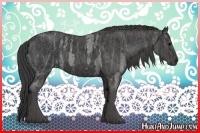 Horse Color:Blue Roan  Brindle